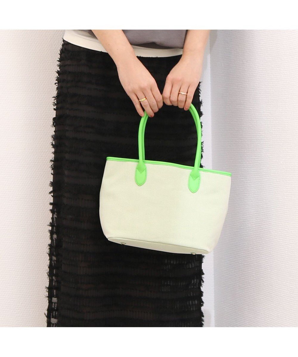 【アンビリオン/UNBILLION】のペルケ perche / キャンバス・蛍光シープレザートートバッグ 人気、トレンドファッション・服の通販 founy(ファニー) ファッション Fashion レディースファッション Fashion for Women バッグ Bags キャンバス Canvas, Canvas Fabric 財布 Wallet, Purse other-1|ID: prp329100004670340 ipo3291000000033765925