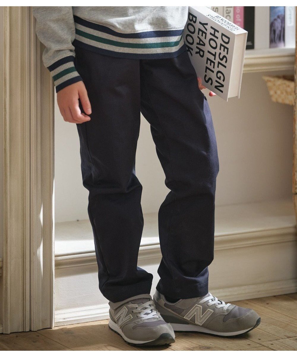 【ジェイ プレス/J.PRESS / KIDS】の【100-130cm】ツイル フルレングスパンツ インテリア・キッズ・メンズ・レディースファッション・服の通販 founy(ファニー) 　ファッション　Fashion　キッズファッション　Fashion for Kids　ボトムス　Bottoms　スマホ　Smartphone, Mobile Device　ツイル　Twist, Twisted Detail　トレンド　Trend, Trending Now　定番　Standard, Basic Item　人気　Popular, Best Seller　ベーシック　Basic, Essential　ポケット　Pocket, Pocket Detail　ロング　Long, Long-Length　楽ちん　Easy Fit, Comfortable　A/W・秋冬　Autumn/Winter　冬　Winter / This Winter　エレガント 上品　Elegant　2025年　2025　2025-2026秋冬・A/W　Autumn/Winter 2025–26 AW25–26　ネイビー系|ID: prp329100004670394 ipo3291000000034198767
