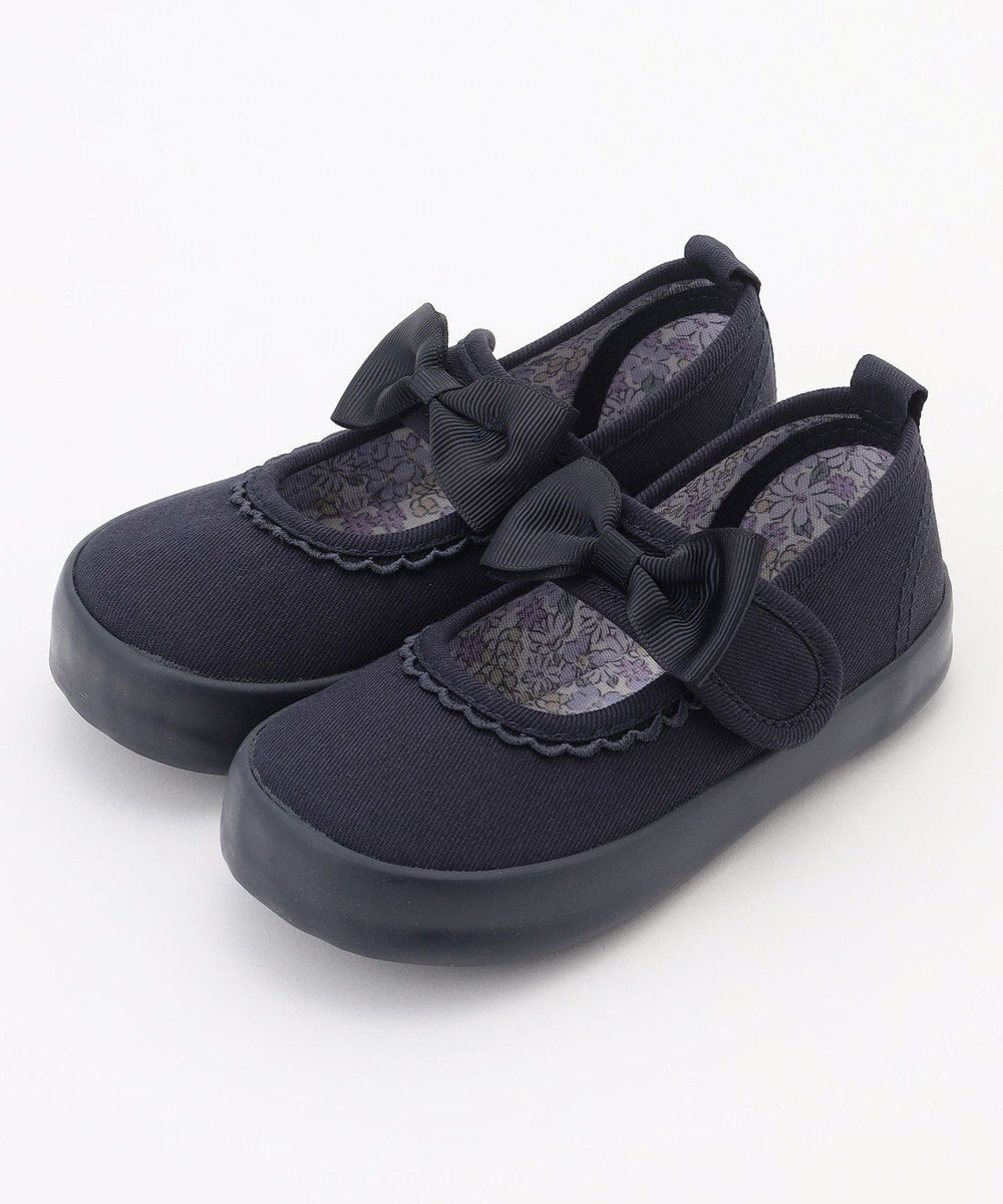 【エニィ/ANY / KIDS】のリボンバレエシューズ インテリア・キッズ・メンズ・レディースファッション・服の通販 founy(ファニー) 　ファッション　Fashion　キッズファッション　Fashion for Kids　オケージョン　Occasion Wear　シューズ　Shoes, Footwear　スマホ　Smartphone, Mobile Device　人気　Popular, Best Seller　バレエ　Ballet, Ballet Style　リボン　Ribbon, Bow　再入荷　Restock / Back in Stock　セレモニー　Ceremony　ネイビー|ID: prp329100004670423 ipo3291000000033766214