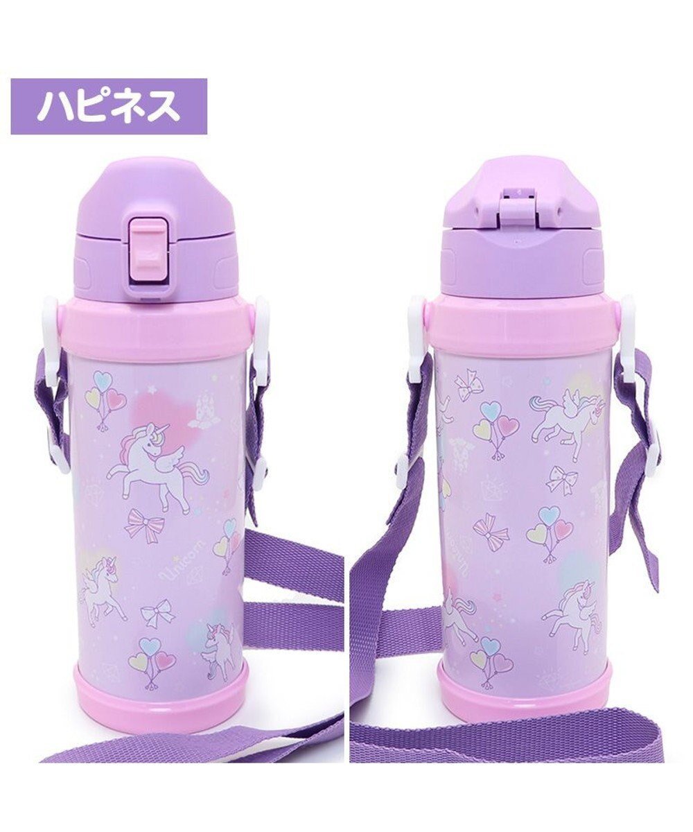 【マザーガーデン/Mother garden / KIDS】のマザーガーデン 800ml ステンレスボトル 水筒 《ユニコーン /野いちご》 インテリア・キッズ・メンズ・レディースファッション・服の通販 founy(ファニー) 　ファッション　Fashion　キッズファッション　Fashion for Kids　ガーデン　Garden, Gardening　グラス　Glass, Eyewear　ショルダー　Shoulder, Shoulder Strap　タンブラー　Tumbler, Travel Mug　ハピネス柄|ID: prp329100004670436 ipo3291000000034605636