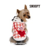 【ペットパラダイス/PET PARADISE / GOODS】のスヌーピー ハートボアベスト《レッド》小型犬 ホワイト×レッド|ID: prp329100004670437 ipo3291000000034424779