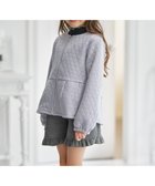 【組曲 / KIDS/KUMIKYOKU】の【110-140㎝】ハートキルトジャガード アウター サックスブルー系|ID: prp329100004670443 ipo3291000000034242577