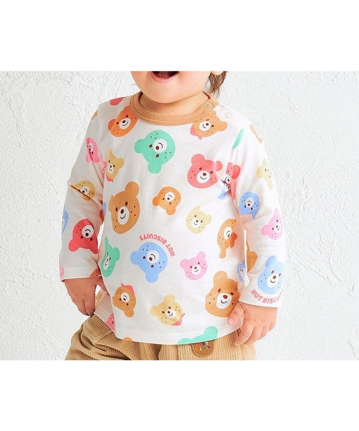 【ミキハウスホットビスケッツ/MIKI HOUSE HOT BISCUITS / KIDS】の【80-120cm】 カラフルビーンズ 総柄長袖Tシャツ インテリア・キッズ・メンズ・レディースファッション・服の通販 founy(ファニー) https://founy.com/ ファッション Fashion キッズファッション Fashion for Kids トップス・カットソー Cut & Sew Tops おすすめ Recommended / Our Picks インナー Innerwear カットソー Cut and Sewn Top カラフル Colorful Design ベスト Vest, Waistcoat 夏 Summer S/S・春夏 SS, Spring/Summer, Warm Season A/W・秋冬 Autumn/Winter 長袖 Long Sleeve, Full Sleeve |ID: prp329100004670448 ipo3291000000034991314