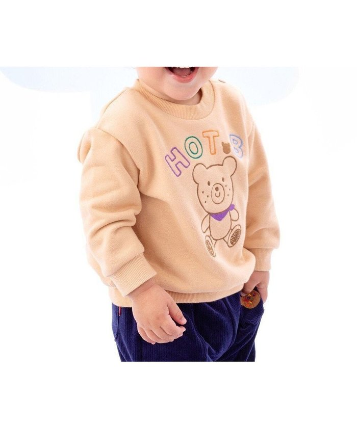 【ミキハウスホットビスケッツ/MIKI HOUSE HOT BISCUITS / KIDS】の【80-110cm】【NEW Color Series】裏毛パイル素材 トレーナー インテリア・キッズ・メンズ・レディースファッション・服の通販 founy(ファニー) https://founy.com/ ファッション Fashion キッズファッション Fashion for Kids トップス・カットソー Cut & Sew Tops おすすめ Recommended / Our Picks スウェット / スエット Sweatshirt, Sweatwear トレーナー Sweatshirt, Trainer ロンパース Romper, Jumpsuit A/W・秋冬 Autumn/Winter 長袖 Long Sleeve, Full Sleeve |ID: prp329100004670449 ipo3291000000033766275