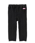 【ミキハウスホットビスケッツ/MIKI HOUSE HOT BISCUITS / KIDS】の【80-120cm】ケーブルニット編みレギンス 黒|ID: prp329100004670462 ipo3291000000033766319