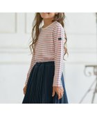 【組曲 / KIDS/KUMIKYOKU】の【110-140cm】長袖ボーダー Tシャツ ローズ×オフホワイト|ID: prp329100004670469 ipo3291000000033766335