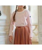 【組曲 / KIDS/KUMIKYOKU】の【110-140㎝】長袖ボーダー Tシャツ アプリコット×オフホワイト|ID: prp329100004670469 ipo3291000000034377219