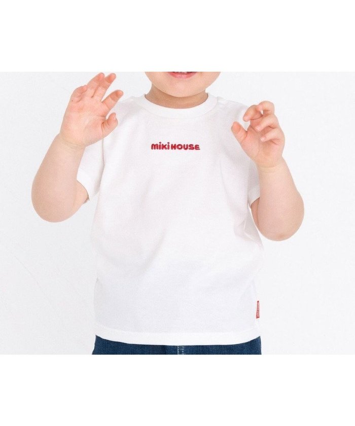 【ミキハウスホットビスケッツ/MIKI HOUSE HOT BISCUITS / KIDS】の【ミキハウス】【70-150cm】 半袖Tシャツ インテリア・キッズ・メンズ・レディースファッション・服の通販 founy(ファニー) https://founy.com/ ファッション Fashion キッズファッション Fashion for Kids トップス・カットソー Cut & Sew Tops おすすめ Recommended / Our Picks カットソー Cut and Sewn Top シンプル Simple, Minimal エレガント 上品 Elegant 人気 Popular, Best Seller 半袖 Short Sleeve, Half Sleeve 吸水 Absorbent, Quick-Dry 夏 Summer 春 Spring S/S・春夏 SS, Spring/Summer, Warm Season |ID: prp329100004670477 ipo3291000000033766360