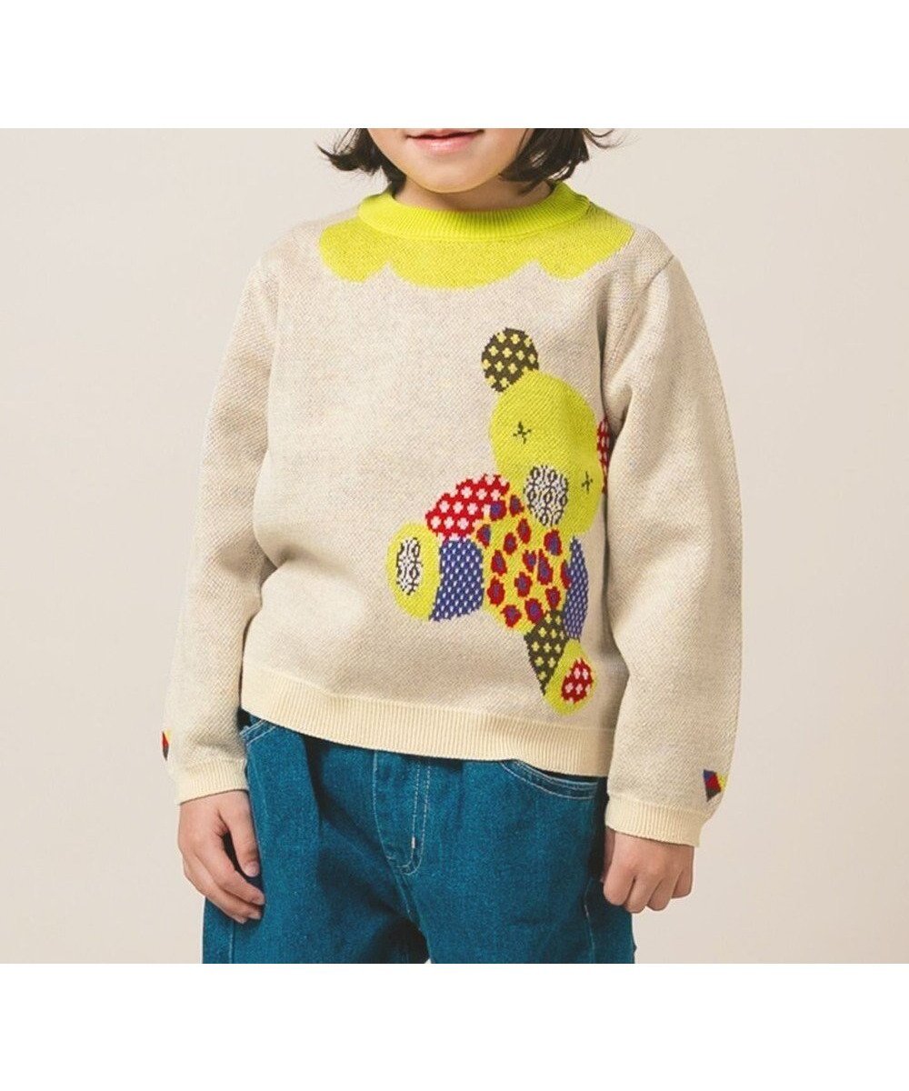 【アミアミ/AmiAmi / KIDS】の【UNISEX】カラフルくまプルオーバー145cm 人気、トレンドファッション・服の通販 founy(ファニー) 　ファッション　Fashion　キッズファッション　Fashion for Kids　トップス・カットソー　Cut & Sew Tops　ユニセックス　Unisex, Genderless　カラフル　Colorful Design　セーター　Sweater, Knitwear　モチーフ　Motif, Design Theme　夏　Summer　S/S・春夏　SS, Spring/Summer, Warm Season　洗える　Machine Washable　A/W・秋冬　Autumn/Winter　 other-1|ID: prp329100004670488 ipo3291000000034555589