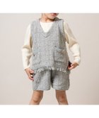 【アミアミ/AmiAmi / KIDS】の【洗濯機可/UNISEX】リブニットカットソー 85cm～130cm オフホワイト|ID: prp329100004670495 ipo3291000000033870308