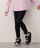 【エニィ/ANY / KIDS】の総柄テレコ レギンス ブラック×リボン|ID: prp329100004670500 ipo3291000000035368561