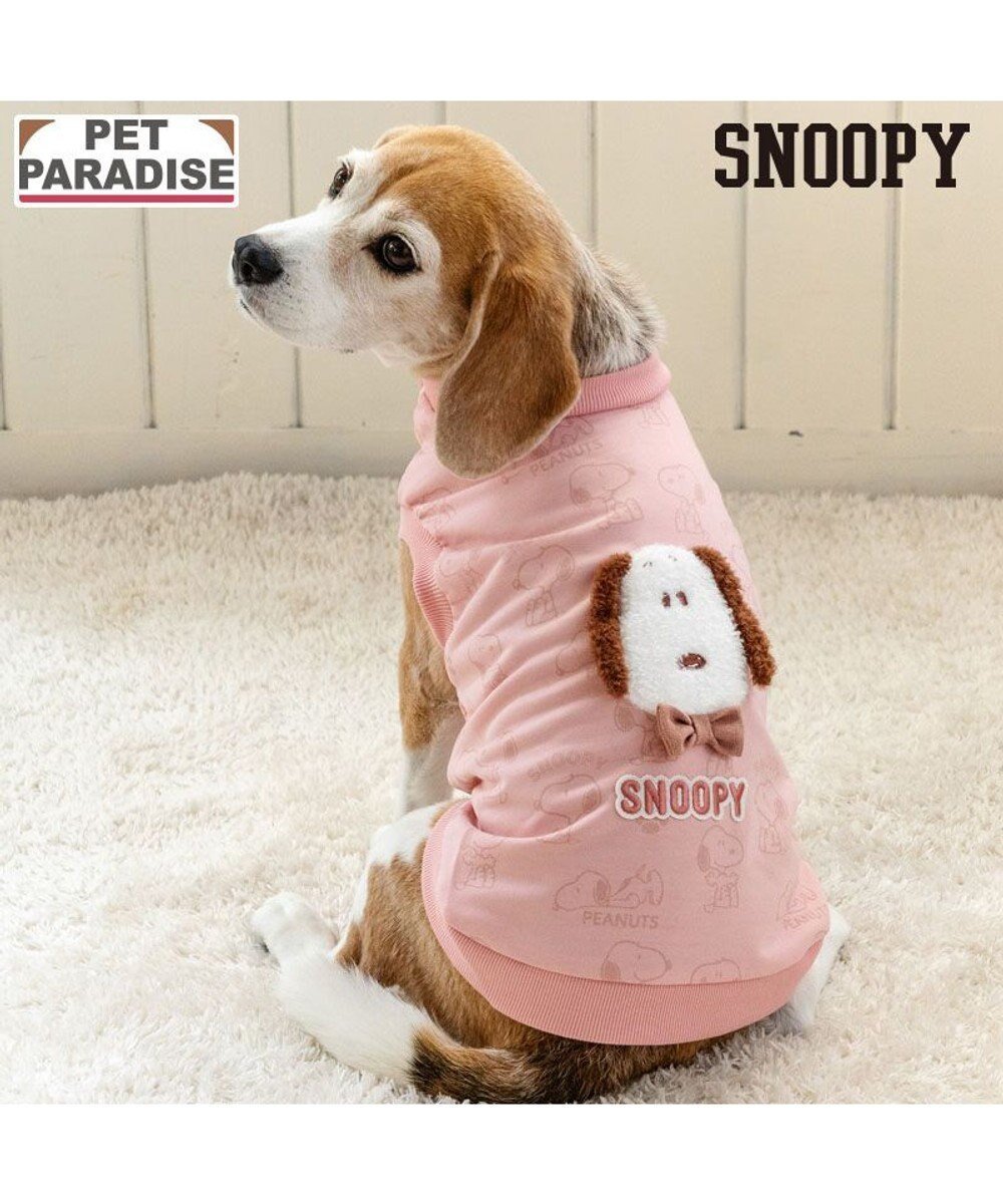 【ペットパラダイス/PET PARADISE / GOODS】のスヌーピー 淡色トレーナー 《ピンク》 中型犬 人気、トレンドファッション・服の通販 founy(ファニー) 　トレーナー　Sweatshirt, Trainer　犬　Dog　秋　Autumn　A/W・秋冬　Autumn/Winter　ホーム・キャンプ・アウトドア・お取り寄せ　Home Living / Home & Lifestyle / Camping Gear / Outdoor Camping　ペットグッズ　Pet Supplies　 other-1|ID: prp329100004670503 ipo3291000000034628473