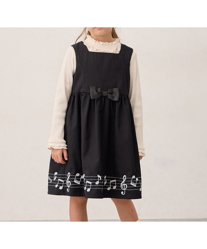 【エニィ/ANY / KIDS】のメロディジャンパースカート インテリア・キッズ・メンズ・レディースファッション・服の通販 founy(ファニー) https://founy.com/ ファッション Fashion キッズファッション Fashion for Kids ワンピース Dresses おすすめ Recommended / Our Picks インナー Innerwear カットソー Cut and Sewn Top チェック Check, Plaid, Tartan ポケット Pocket, Pocket Detail モチーフ Motif, Design Theme エレガント 上品 Elegant A/W・秋冬 Autumn/Winter |ID: prp329100004670518 ipo3291000000034328494