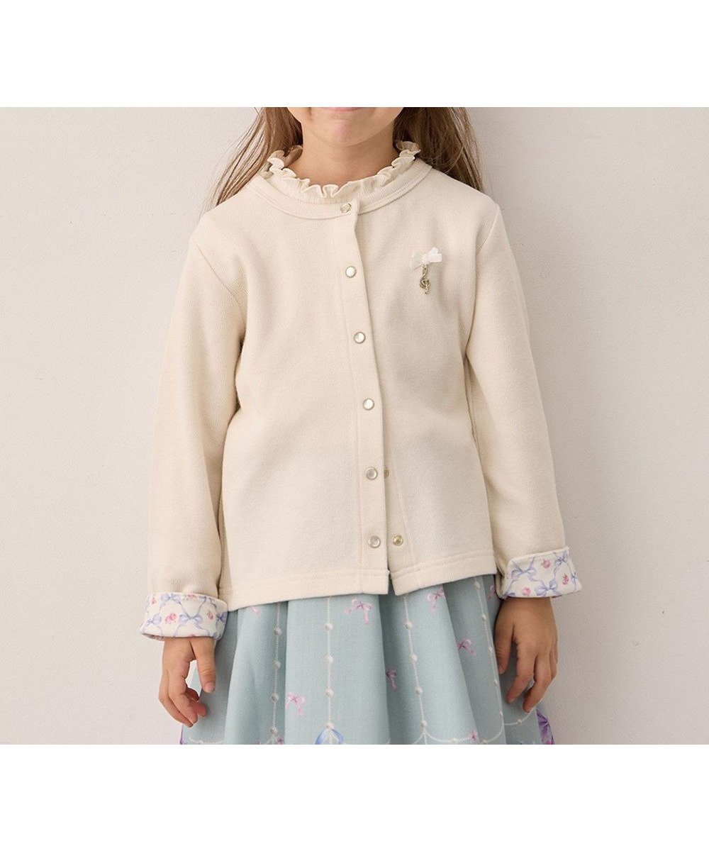 【エニィ/ANY / KIDS】のまいにちスナップカーディガン 人気、トレンドファッション・服の通販 founy(ファニー) 　ファッション　Fashion　キッズファッション　Fashion for Kids　トップス・カットソー　Cut & Sew Tops　カーディガン　Cardigan, Knitwear　シンプル　Simple, Minimal　チャーム　Charm, Pendant　ポケット　Pocket, Pocket Detail　リボン　Ribbon, Bow　ワンポイント　One Point, Statement Accent　A/W・秋冬　Autumn/Winter　 other-1|ID: prp329100004670521 ipo3291000000035368025