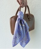 【マルカオリジナル/Marca originals】の【Marcaオリジナル】グース 小判 シルクツイル スカーフ 人気、トレンドファッション・服の通販 founy(ファニー) ファッション Fashion レディースファッション Fashion for Women おすすめ Recommended / Our Picks アクセサリー Fashion Accessories シルク Silk, 100% Silk スカーフ Scarf, Neckwear ストール Stole, Wrap ハンカチ Handkerchief, Hanky バンダナ Bandana, Head Scarf プリント Print, Printed Pattern モチーフ Motif, Design Theme エレガント 上品 Elegant thumbnail ライラックブルー|ID: prp329100004670523 ipo3291000000034180932