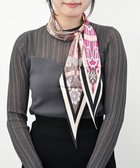 【マルカオリジナル/Marca originals】の【Marcaオリジナル】バイカラーベルト シルクツイル 菱形スカーフ 人気、トレンドファッション・服の通販 founy(ファニー) ファッション Fashion レディースファッション Fashion for Women ベルト&ウエストマーク Belts & Waist Accessories シルク Silk, 100% Silk シンプル Simple, Minimal スカーフ Scarf, Neckwear ストール Stole, Wrap タッセル Tassel, Fringe ハンカチ Handkerchief, Hanky バンダナ Bandana, Head Scarf プリント Print, Printed Pattern モチーフ Motif, Design Theme thumbnail ベリー×ブラウン|ID: prp329100004670525 ipo3291000000034007923