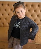 【エニィ/ANY / KIDS】の【ドッキング可能】ネコキルトブルゾン ブラック|ID: prp329100004670527 ipo3291000000033766503