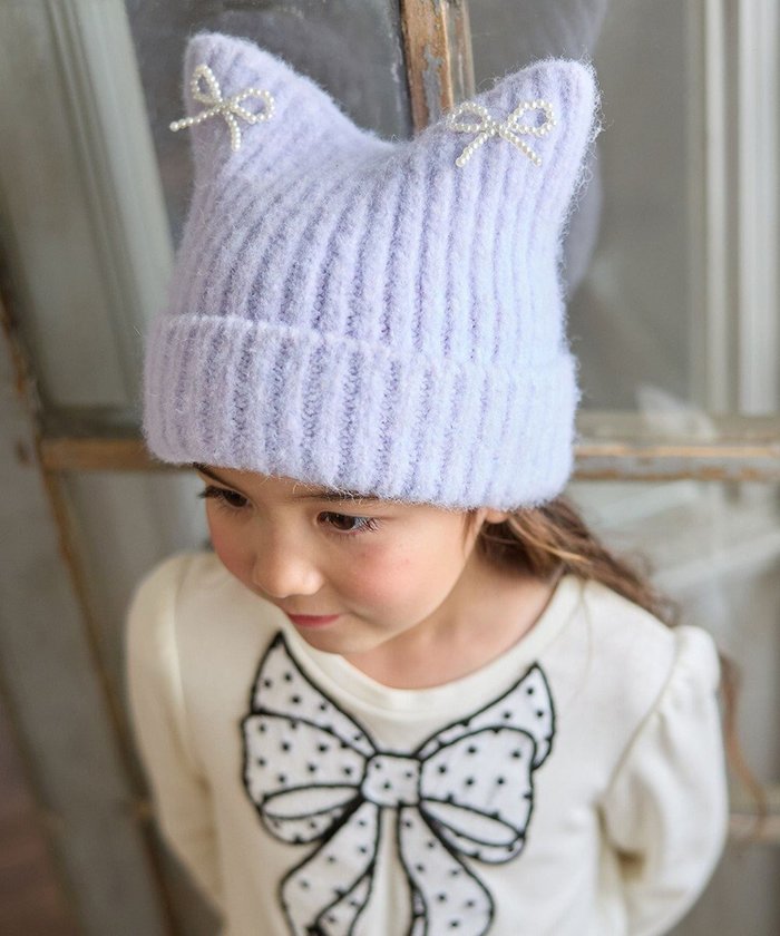 【エニィ/ANY / KIDS】のネコニットキャップ インテリア・キッズ・メンズ・レディースファッション・服の通販 founy(ファニー) https://founy.com/ ファッション Fashion キッズファッション Fashion for Kids キャップ Cap, Baseball Cap スマホ Smartphone, Mobile Device トレンド Trend, Trending Now 人気 Popular, Best Seller 猫 Cat, Kitty パール Pearl, Pearl Accent 帽子 Hat, Headwear 防寒 Cold Protection, Winter-Ready リボン Ribbon, Bow A/W・秋冬 Autumn/Winter 再入荷 Restock / Back in Stock |ID: prp329100004670533 ipo3291000000033766520