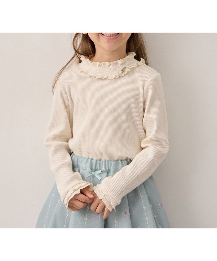 【エニィ/ANY / KIDS】の音符チャーム付き カットソー インテリア・キッズ・メンズ・レディースファッション・服の通販 founy(ファニー) https://founy.com/ ファッション Fashion キッズファッション Fashion for Kids トップス・カットソー Cut & Sew Tops インナー Innerwear カットソー Cut and Sewn Top カーディガン Cardigan, Knitwear シンプル Simple, Minimal チャーム Charm, Pendant テレコ Ribbed, Rib Stitch ポケット Pocket, Pocket Detail リボン Ribbon, Bow A/W・秋冬 Autumn/Winter エレガント 上品 Elegant |ID: prp329100004670537 ipo3291000000033940341