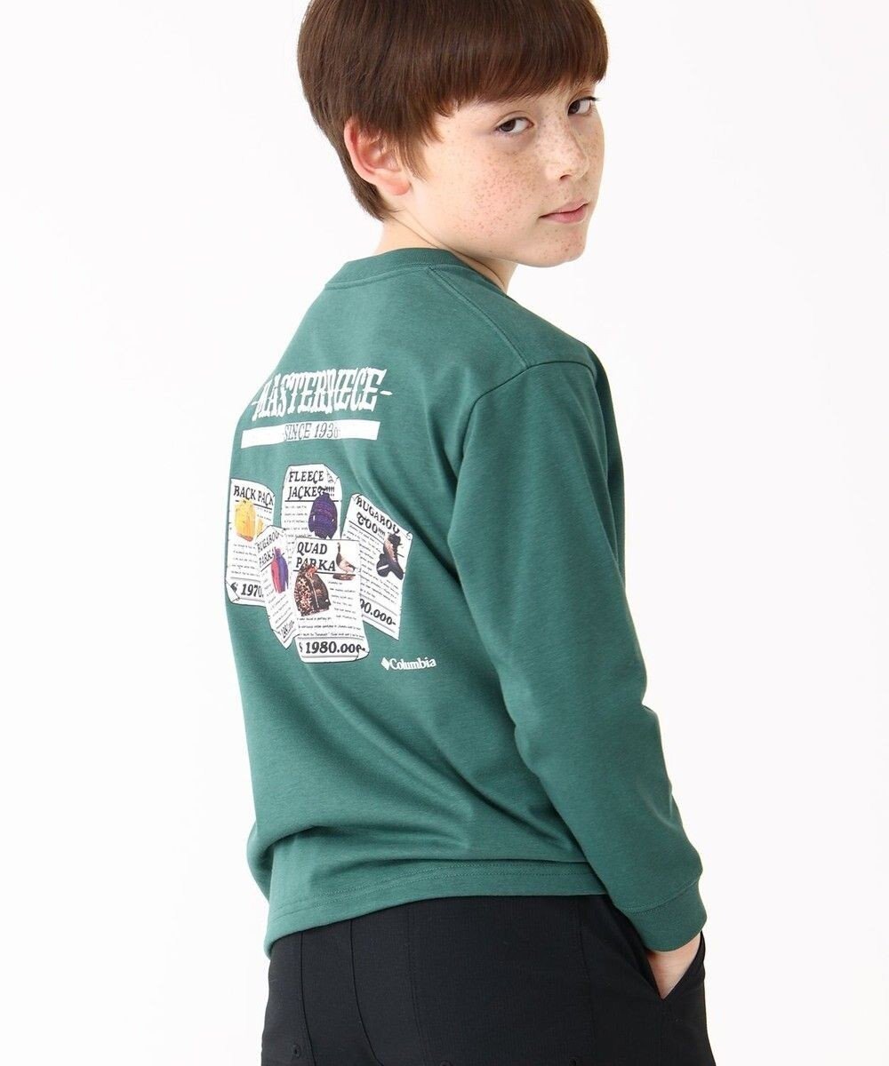 【コロンビア/Columbia / KIDS】のColumbia/ 【KIDS】ユースフォートモーニンググラフィックロングスリーブTシャツ /コロンビア インテリア・キッズ・メンズ・レディースファッション・服の通販 founy(ファニー) 　ファッション　Fashion　キッズファッション　Fashion for Kids　トップス・カットソー　Cut & Sew Tops　おすすめ　Recommended / Our Picks　アウトドア　Outdoor Clothing　インナー　Innerwear　カットソー　Cut and Sewn Top　グラフィック　Graphic, Graphic Design　トレンド　Trend, Trending Now　フィット　Fit, Slim Fit　リラックス　Relax, Relaxed Fit　ロング　Long, Long-Length　夏　Summer　S/S・春夏　SS, Spring/Summer, Warm Season　A/W・秋冬　Autumn/Winter　Rain Forest|ID: prp329100004670584 ipo3291000000034685426