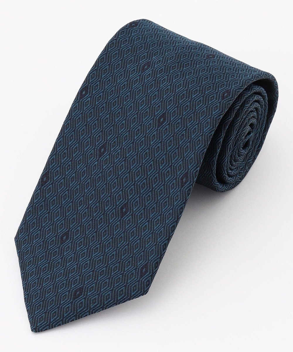 【ジョセフ アブード/JOSEPH ABBOUD / MEN】の【イタリア素材・日本縫製】トーナルクレストジャカード ネクタイ インテリア・キッズ・メンズ・レディースファッション・服の通販 founy(ファニー) 　ファッション　Fashion　メンズファッション　Fashion for Men　イタリア　Italy　シルク　Silk, 100% Silk　シンプル　Simple, Minimal　スーツ　Suit, Formalwear　フォーマル　Formal, Dressy　おすすめ　Recommended / Our Picks　日本製　Made In Japan　エレガント 上品　Elegant　ビジネス 仕事 通勤　Business / Work / Commuting　ネイビー系7|ID: prp329100004670590 ipo3291000000033766654
