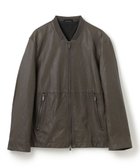 【ジョゼフ オム/JOSEPH HOMME / MEN】の新素材【シャツ感覚で羽織れる軽さ】シュリンクエアレザー ブルゾン ダークグリーン系|ID: prp329100004670597 ipo3291000000033766671