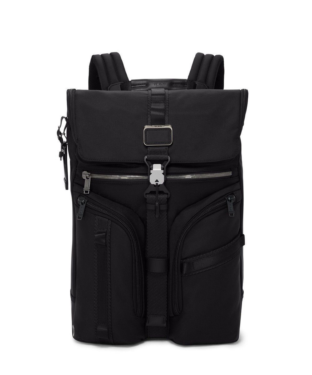 【トゥミ/TUMI / MEN】のALPHA BRAVO 「サーヴェイランス」フラップ・バックパック インテリア・キッズ・メンズ・レディースファッション・服の通販 founy(ファニー) 　ファッション　Fashion　メンズファッション　Fashion for Men　バッグ　Bags　アクセサリー　Fashion Accessories　コレクション　Collection, Seasonal Line　コーティング　Coating, Coated Finish　傘　Umbrella, Parasol　フラップ　Flap, Flap Pocket　フロント　Front, Front Design　ポケット　Pocket, Pocket Detail　マグネット　Magnet, Magnetic Closure　メッシュ　Mesh, Net Fabric　リュック　Backpack, Rucksack　旅行　Travel　ビジネス 仕事 通勤　Business / Work / Commuting　ブラック|ID: prp329100004670598 ipo3291000000033766673