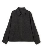 【ジョゼフ オム/JOSEPH HOMME / MEN】の【HIGH GRADE LINE】カスリウールワッシャー ジップアップブルゾン ブラック系|ID: prp329100004670616 ipo3291000000033766717