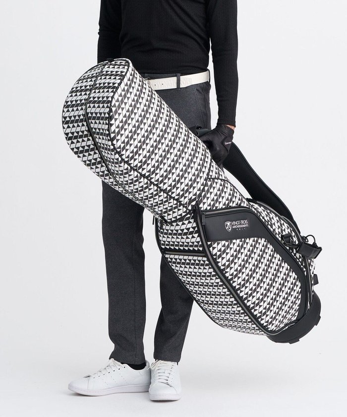 【23区 ゴルフ/23区GOLF / MEN】の【UNISEX】フラッグ総柄キャディバッグ 他と被らないデザイン インテリア・キッズ・メンズ・レディースファッション・服の通販 founy(ファニー) https://founy.com/ ファッション Fashion メンズファッション Fashion for Men バッグ Bags グラフィック Graphic, Graphic Design ショルダー Shoulder, Shoulder Strap シンプル Simple, Minimal スタイリッシュ Stylish, Fashionable スポーツ Sports, Activewear パターン Pattern, Design Print フォルム Silhouette, Form プリント Print, Printed Pattern モノトーン Monotone, Black and White ユニセックス Unisex, Genderless A/W・秋冬 Autumn/Winter ゴルフ Golf 2025年 2025 2025-2026秋冬・A/W Autumn/Winter 2025–26 AW25–26 |ID: prp329100004670625 ipo3291000000034354953