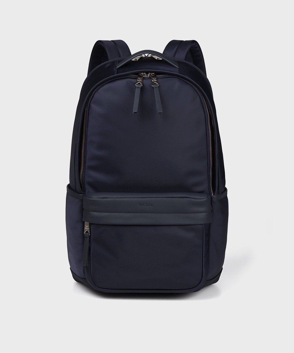 【ポールスミス/Paul Smith / MEN】のナイロンブライトストライプトリム SS25 リュック インテリア・キッズ・メンズ・レディースファッション・服の通販 founy(ファニー) 　ファッション　Fashion　メンズファッション　Fashion for Men　バッグ　Bags　ストライプ　Stripe, Striped Pattern　テクスチャー　Texture, Textured Fabric　ポケット　Pocket, Pocket Detail　メンズ　Men's, Menswear　ラグジュアリー　Luxury, Elegant　リュック　Backpack, Rucksack　ネイビー|ID: prp329100004670638 ipo3291000000033766778