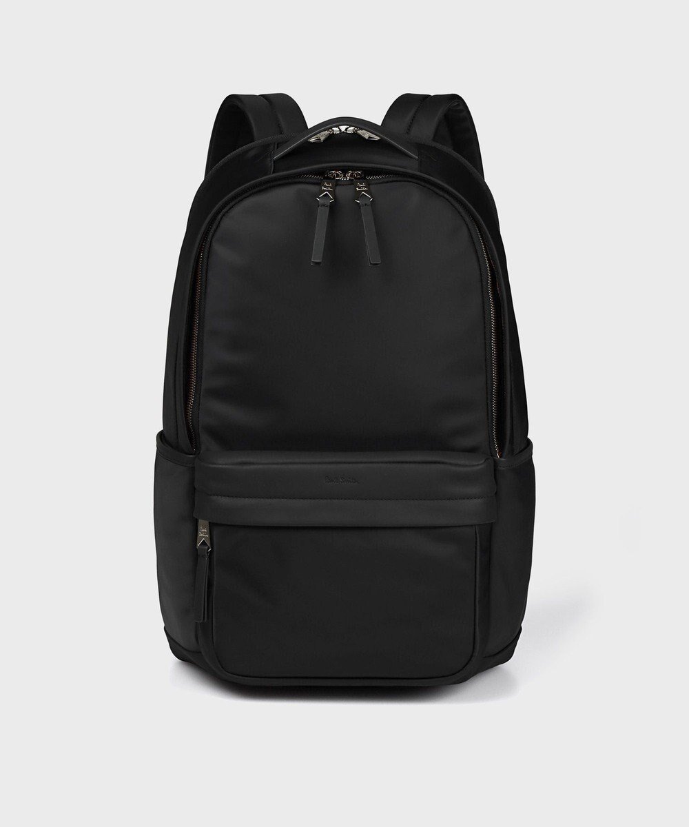 【ポールスミス/Paul Smith / MEN】のナイロンブライトストライプトリム SS25 リュック インテリア・キッズ・メンズ・レディースファッション・服の通販 founy(ファニー) 　ファッション　Fashion　メンズファッション　Fashion for Men　バッグ　Bags　ストライプ　Stripe, Striped Pattern　テクスチャー　Texture, Textured Fabric　ポケット　Pocket, Pocket Detail　メンズ　Men's, Menswear　ラグジュアリー　Luxury, Elegant　リュック　Backpack, Rucksack　ブラック|ID: prp329100004670638 ipo3291000000033766779