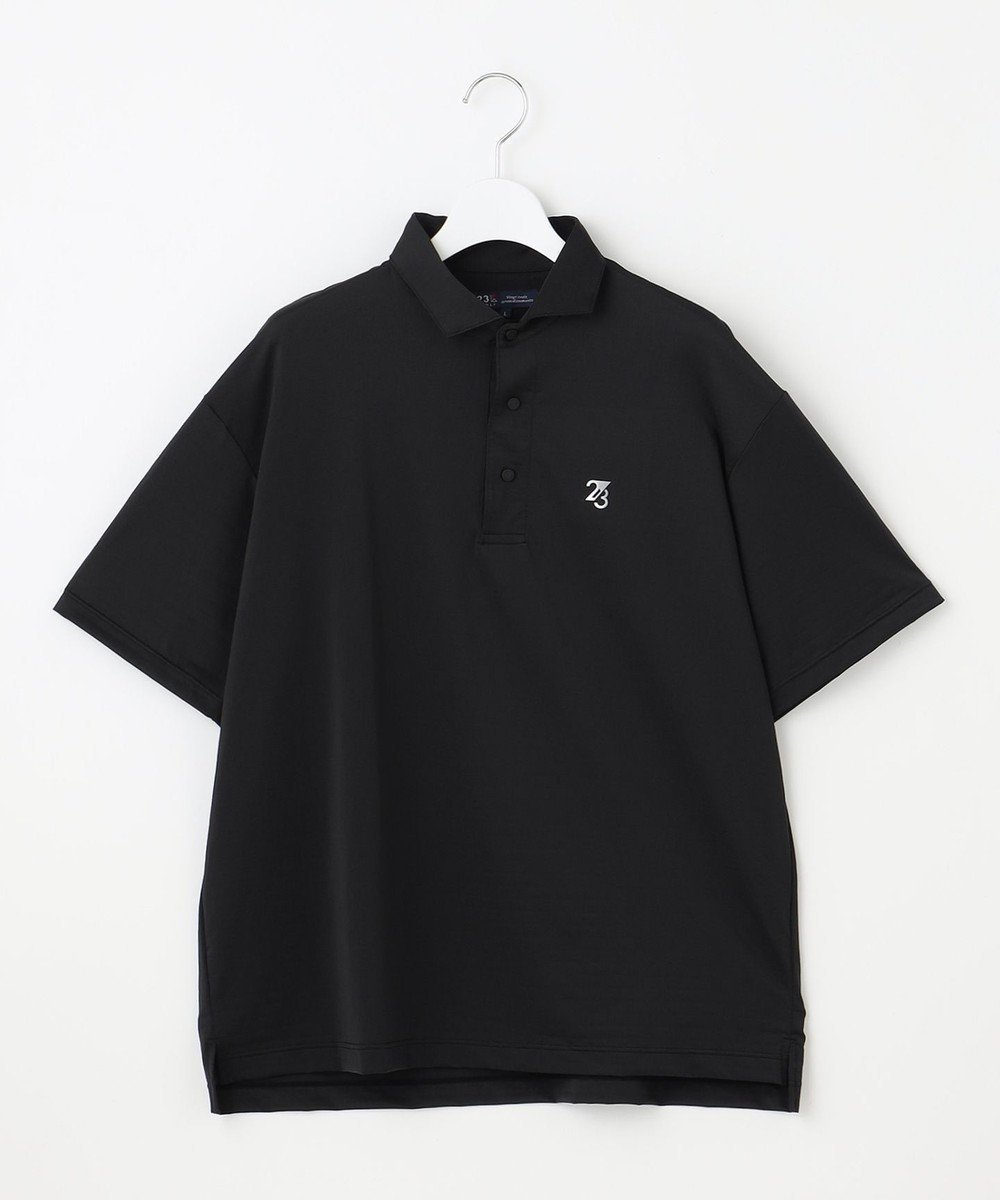 【23区 ゴルフ/23区GOLF / MEN】の【MEN】氷撃ポロシャツ 接触冷感 吸水速乾 UVケア 抗菌防臭 進化した氷撃αウェア インテリア・キッズ・メンズ・レディースファッション・服の通販 founy(ファニー) 　ファッション　Fashion　メンズファッション　Fashion for Men　トップス・カットソー　Cut & Sew Tops　メンズシャツ　Shirts　ポロシャツ / きれいめカジュアルスタイル　Polo Shirts　春　Spring　吸水　Absorbent, Quick-Dry　抗菌　Antibacterial, Bacteria-Resistant　ストレッチ　Stretch, Stretchy Fabric　パフォーマンス　Performance, Active Function　プリント　Print, Printed Pattern　ポロシャツ　Polo Shirt, Collared Tee　S/S・春夏　SS, Spring/Summer, Warm Season　夏　Summer　ゴルフ　Golf　ブラック系|ID: prp329100004670639 ipo3291000000033766781