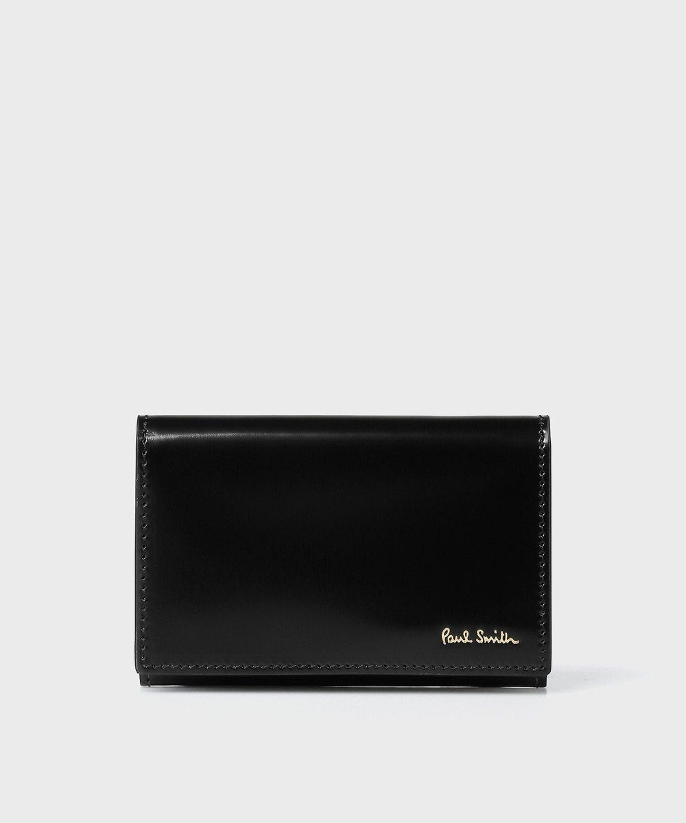 【ポールスミス/Paul Smith / MEN】のコードバン AW25 名刺入れ インテリア・キッズ・メンズ・レディースファッション・服の通販 founy(ファニー) 　ファッション　Fashion　メンズファッション　Fashion for Men　財布　Wallet, Purse　ダイヤモンド　Diamond, Brilliant Cut　メンズ　Men's, Menswear　ラグジュアリー　Luxury, Elegant　エレガント 上品　Elegant　ブラック|ID: prp329100004670643 ipo3291000000033766794