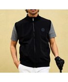 【23区 ゴルフ/23区GOLF / MEN】の【MEN】【ウォッシャブル】軽くて通気性抜群のハイブリッドなニットコンビベスト ブラック系|ID: prp329100004670653 ipo3291000000033766822