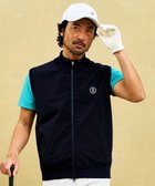 【23区 ゴルフ/23区GOLF / MEN】の【MEN】【ウォッシャブル】軽くて通気性抜群のハイブリッドなニットコンビベスト ネイビー系|ID: prp329100004670653 ipo3291000000033766823