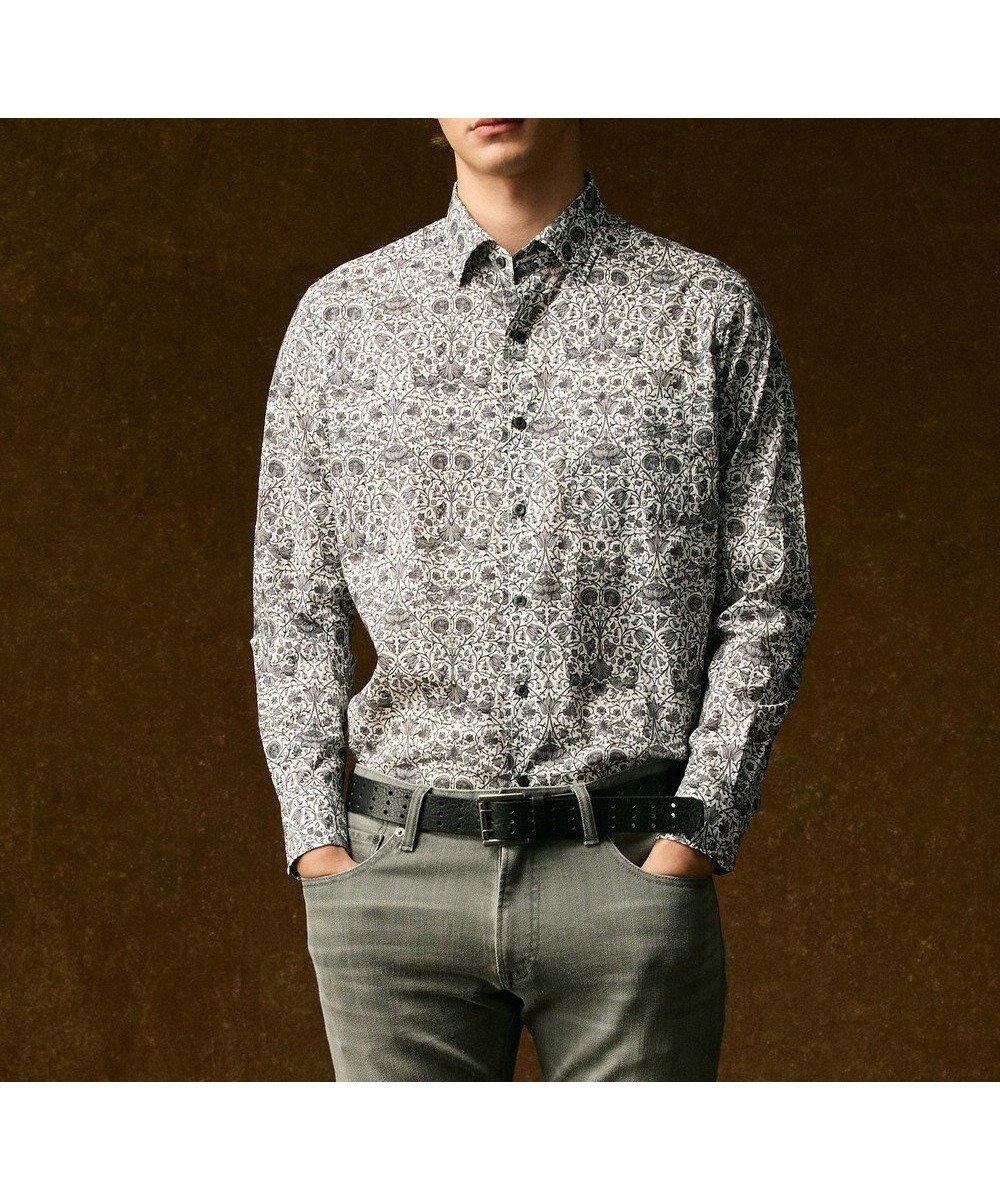 【ジョセフ アブード/JOSEPH ABBOUD / MEN】の【英国リバティ社・纏うアート・柄で魅せる】リバティプリント シャツ 25AW 人気、トレンドファッション・服の通販 founy(ファニー) 　ファッション　Fashion　メンズファッション　Fashion for Men　トップス・カットソー　Cut & Sew Tops　メンズシャツ　Shirts　インナー　Innerwear　シルク　Silk, 100% Silk　シンプル　Simple, Minimal　ジャケット　Jacket, Outerwear　スラックス　Slacks, Dress Pants　デニム　Denim, Jeans Material　ドレープ　Drape, Draping Fabric　フィット　Fit, Slim Fit　プリント　Print, Printed Pattern　モチーフ　Motif, Design Theme　レギュラー　Regular, Standard Fit　A/W・秋冬　Autumn/Winter　S/S・春夏　SS, Spring/Summer, Warm Season　おすすめ　Recommended / Our Picks　夏　Summer　エレガント 上品　Elegant　2025年　2025　2025-2026秋冬・A/W　Autumn/Winter 2025–26 AW25–26　 other-1|ID: prp329100004670659 ipo3291000000033766839