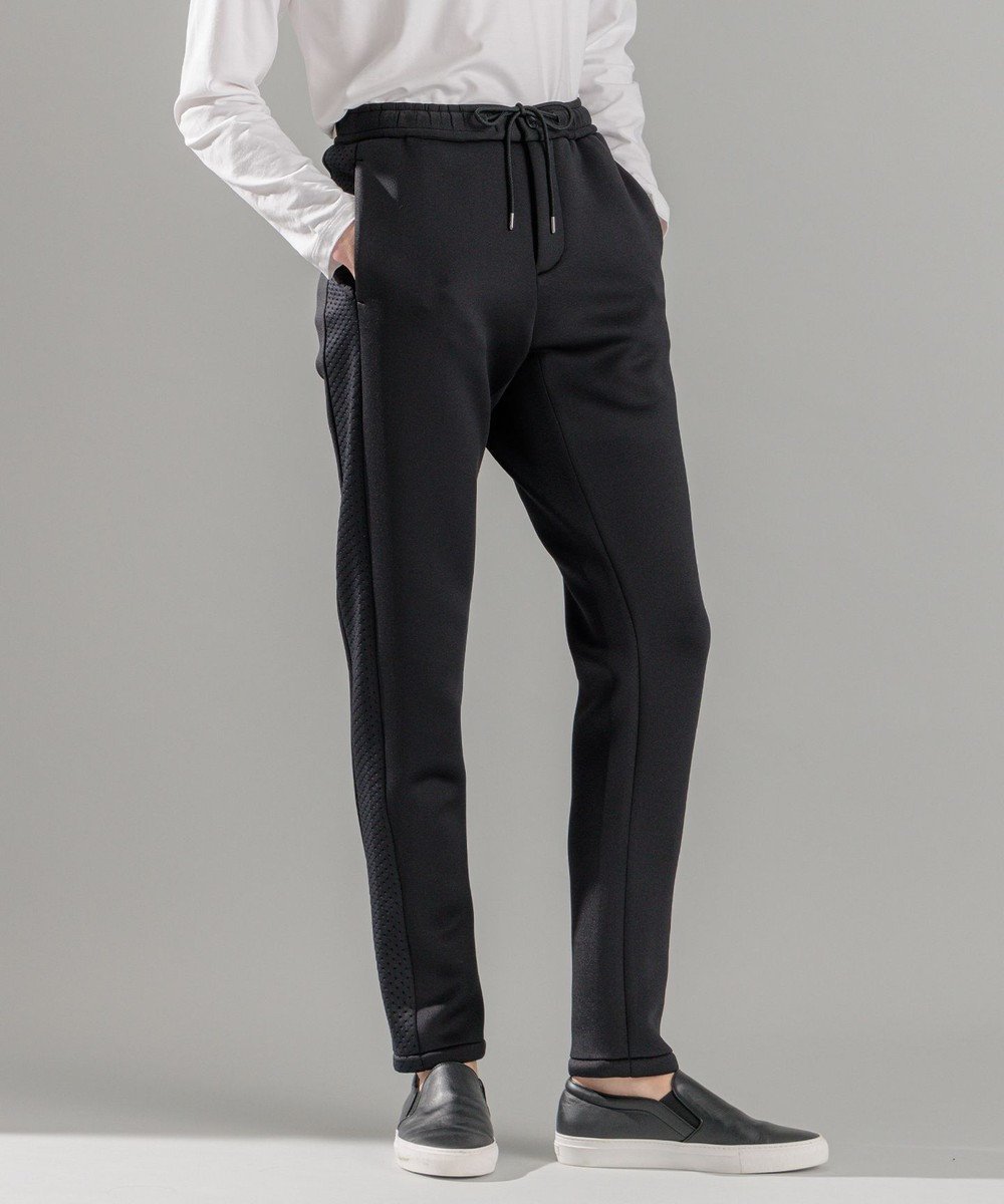 【ジョゼフ オム/JOSEPH HOMME / MEN】のチュウイージャージー / PEGG EASY インテリア・キッズ・メンズ・レディースファッション・服の通販 founy(ファニー) 　ファッション　Fashion　メンズファッション　Fashion for Men　ボトムス　Bottoms　スポーティ　Sporty, Casual Athletic　テーパード　Tapered, Tapered Pants　ドローコード　Drawcord, Drawstring Cord　ブロッキング　Color Blocking, Panel Design　ポケット　Pocket, Pocket Detail　ラグジュアリー　Luxury, Elegant　ループ　Loop, Loop Knit　レギュラー　Regular, Standard Fit　夏　Summer　春　Spring　S/S・春夏　SS, Spring/Summer, Warm Season　ブラック系|ID: prp329100004670660 ipo3291000000035760981