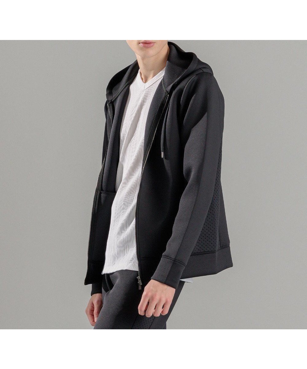 【ジョゼフ オム/JOSEPH HOMME / MEN】のチュウイージャージー ジップアップパーカー インテリア・キッズ・メンズ・レディースファッション・服の通販 founy(ファニー) 　ファッション　Fashion　メンズファッション　Fashion for Men　トップス・カットソー　Cut & Sew Tops　パーカー・フーディー / カジュアルコーデ　Hoodies & Parkas　スポーティ　Sporty, Casual Athletic　パーカー　Hoodie, Parka　フロント　Front, Front Design　ブロッキング　Color Blocking, Panel Design　ベーシック　Basic, Essential　ポケット　Pocket, Pocket Detail　ラグジュアリー　Luxury, Elegant　夏　Summer　春　Spring　S/S・春夏　SS, Spring/Summer, Warm Season　ブラック系|ID: prp329100004670662 ipo3291000000033766852