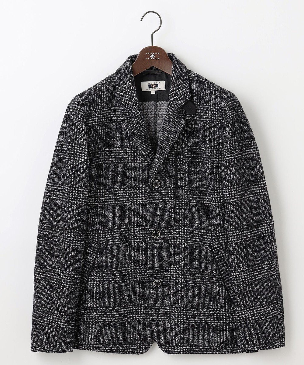【ジョセフ アブード/JOSEPH ABBOUD / MEN】の【軽量/ストレッチ/イージーケア/ウォッシャブル】ツィーディーフリース ジャケット インテリア・キッズ・メンズ・レディースファッション・服の通販 founy(ファニー) 　ファッション　Fashion　メンズファッション　Fashion for Men　アウター　Men's Coats Outerwear　ブルゾンジャケット / カジュアルアウター　Bomber Jackets & Blousons　ウォッシャブル　Machine Washable　洗える　Machine Washable　軽量　Lightweight, Ultra Light　ジャケット　Jacket, Outerwear　ストレッチ　Stretch, Stretchy Fabric　ブルゾン　Blouson, Bomber Jacket　羽織　Haori, Light Jacket　A/W・秋冬　Autumn/Winter　ブラック系|ID: prp329100004670664 ipo3291000000033766860