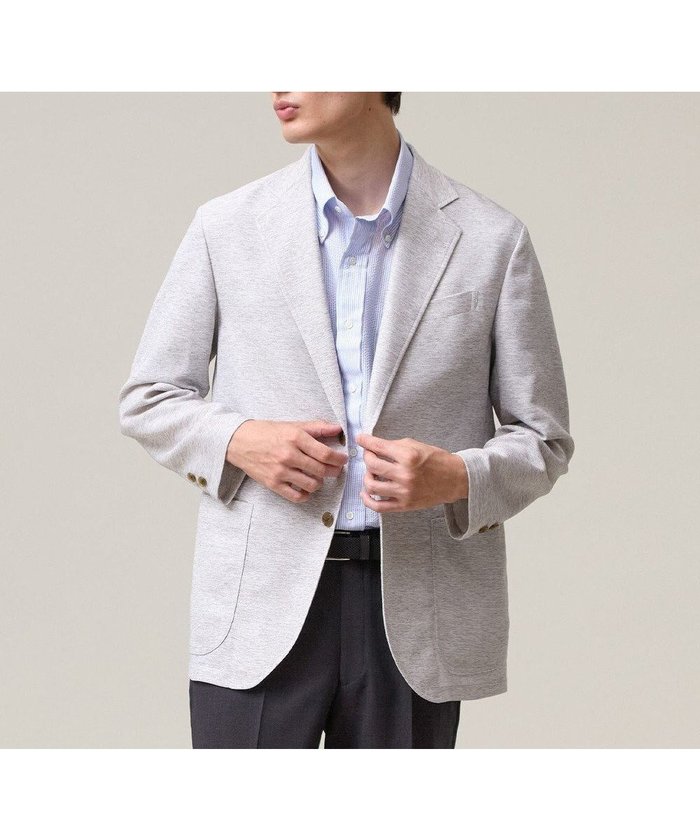 【ジェイ プレス/J.PRESS / MEN】の暑い中でも共にしたくなる理由がある【WEB限定】【吸水速乾 / 洗える / 超軽量 / ストレッチ】ブリーザブルレノクロス ジャケット インテリア・キッズ・メンズ・レディースファッション・服の通販 founy(ファニー) https://founy.com/ ファッション Fashion メンズファッション Fashion for Men アウター Men's Coats Outerwear テーラードジャケット Tailored Jackets & Blazers インナー Innerwear ウォッシャブル Machine Washable 春 Spring 洗える Machine Washable 吸水 Absorbent, Quick-Dry 軽量 Lightweight, Ultra Light ジャケット Jacket, Outerwear ストレッチ Stretch, Stretchy Fabric バランス Balance, Style Balance リラックス Relax, Relaxed Fit S/S・春夏 SS, Spring/Summer, Warm Season 夏 Summer エレガント 上品 Elegant ビジネス 仕事 通勤 Business / Work / Commuting |ID: prp329100004670666 ipo3291000000033766866
