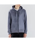 【ジョゼフ オム/JOSEPH HOMME / MEN】の新素材【ストレッチ/光沢感】レザーライクジャージーコンビ フーディー ライトグレー系|ID: prp329100004670667 ipo3291000000034230094