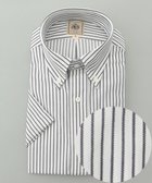 【ジェイ プレス/J.PRESS / MEN】の【夏に嬉しい高機能】カノコインレイストライプパッチポケット シャツ/B.D. ライトグレー系1|ID: prp329100004670673 ipo3291000000033766896