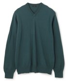 【ジョゼフ オム/JOSEPH HOMME / MEN】の【WEB・一部店舗限定】ウールコットンプレーン Vネックニット 人気、トレンドファッション・服の通販 founy(ファニー) ファッション Fashion メンズファッション Fashion for Men トップス・カットソー Cut & Sew Tops ニット・セーター / 定番トップス Knit Tops & Sweaters スペシャル Special, Limited Edition セーター Sweater, Knitwear バランス Balance, Style Balance ロング Long, Long-Length 春 Spring 秋 Autumn A/W・秋冬 Autumn/Winter thumbnail ピーコックグリーン系|ID: prp329100004670674 ipo3291000000033766902