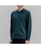 【ジョゼフ オム/JOSEPH HOMME / MEN】の【WEB・一部店舗限定】ウールコットンプレーン Vネックニット 人気、トレンドファッション・服の通販 founy(ファニー) ファッション Fashion メンズファッション Fashion for Men トップス・カットソー Cut & Sew Tops ニット・セーター / 定番トップス Knit Tops & Sweaters スペシャル Special, Limited Edition セーター Sweater, Knitwear バランス Balance, Style Balance ロング Long, Long-Length 春 Spring 秋 Autumn A/W・秋冬 Autumn/Winter thumbnail ピーコックグリーン系|ID: prp329100004670674 ipo3291000000034827351