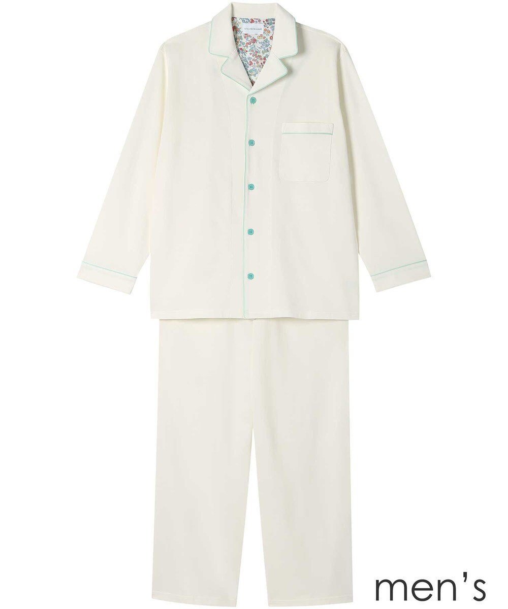 【ウンナナクール/une nana cool / MEN】の【綿100%】やわらか天竺メンズパジャマ MADE WITH LIBERTY FABRIC インテリア・キッズ・メンズ・レディースファッション・服の通販 founy(ファニー) ファッション Fashion メンズファッション Fashion for Men パイピング Piping, Trim Design パジャマ Pajamas, Sleepwear メンズ Men's, Menswear リラックス Relax, Relaxed Fit おすすめ Recommended / Our Picks ギフト プレゼント Gift / Present IV|ID: prp329100004670697 ipo3291000000034199205