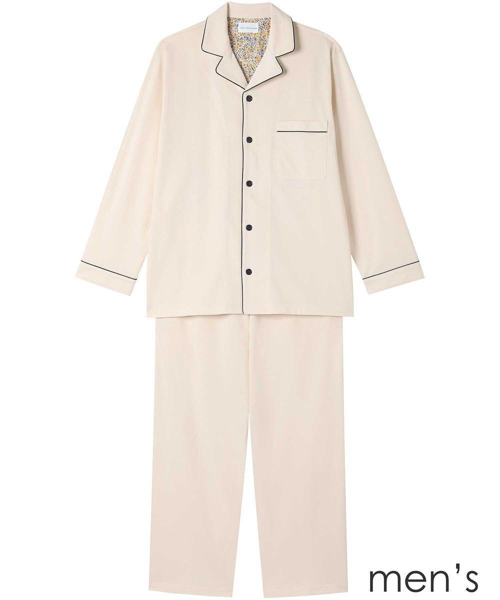 【ウンナナクール/une nana cool / MEN】の【綿100%】やわらか天竺メンズパジャマ MADE WITH LIBERTY FABRIC インテリア・キッズ・メンズ・レディースファッション・服の通販 founy(ファニー) 　ファッション　Fashion　メンズファッション　Fashion for Men　パイピング　Piping, Trim Design　パジャマ　Pajamas, Sleepwear　メンズ　Men's, Menswear　リラックス　Relax, Relaxed Fit　おすすめ　Recommended / Our Picks　ギフト プレゼント　Gift / Present　CR|ID: prp329100004670697 ipo3291000000035661868