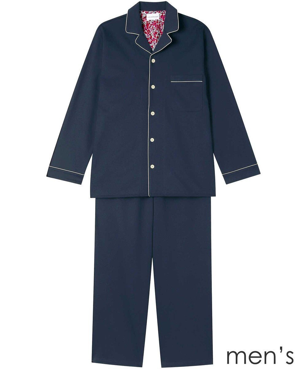 【ウンナナクール/une nana cool / MEN】の【綿100%】やわらか天竺メンズパジャマ MADE WITH LIBERTY FABRIC インテリア・キッズ・メンズ・レディースファッション・服の通販 founy(ファニー) 　ファッション　Fashion　メンズファッション　Fashion for Men　パイピング　Piping, Trim Design　パジャマ　Pajamas, Sleepwear　メンズ　Men's, Menswear　リラックス　Relax, Relaxed Fit　おすすめ　Recommended / Our Picks　ギフト プレゼント　Gift / Present　KO|ID: prp329100004670697 ipo3291000000035661889