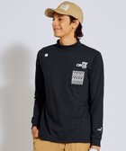 【ピーダブリュサーキュラス/PW CIRCULUS / MEN】の【吸水速乾 / UV遮蔽率99.5% UVカット / ストレッチ】【MEN】DELFT ロングスリーブモックT ゴルフ ブラック系|ID: prp329100004670698 ipo3291000000034272801