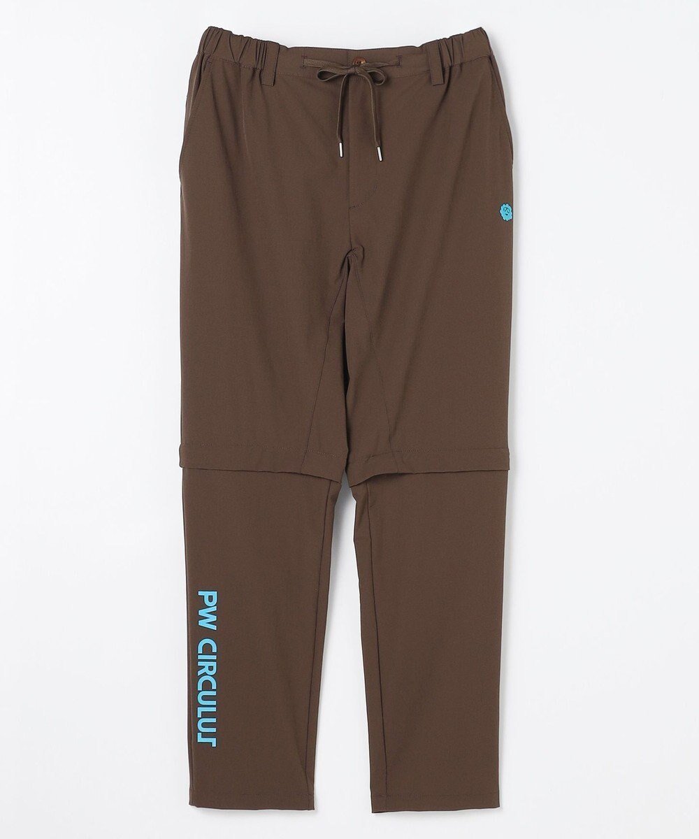【ピーダブリュサーキュラス/PW CIRCULUS / MEN】の【ストレッチ素材】【MEN】2WAY デタッチャブルパンツ ゴルフ インテリア・キッズ・メンズ・レディースファッション・服の通販 founy(ファニー) 　ファッション　Fashion　メンズファッション　Fashion for Men　ボトムス　Bottoms　秋　Autumn　軽量　Lightweight, Ultra Light　ショーツ　Shorts, Short Pants　ストレッチ　Stretch, Stretchy Fabric　ドローコード　Drawcord, Drawstring Cord　ハーフ　Half, Half-Length　A/W・秋冬　Autumn/Winter　新作・新入荷　New Arrivals / New In　ゴルフ　Golf　2025年　2025　2025-2026秋冬・A/W　Autumn/Winter 2025–26 AW25–26　ダークブラウン系|ID: prp329100004670700 ipo3291000000033767014