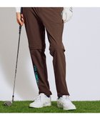 【ピーダブリュサーキュラス/PW CIRCULUS / MEN】の【ストレッチ素材】【MEN】2WAY デタッチャブルパンツ ゴルフ ダークブラウン系|ID: prp329100004670700 ipo3291000000035490602